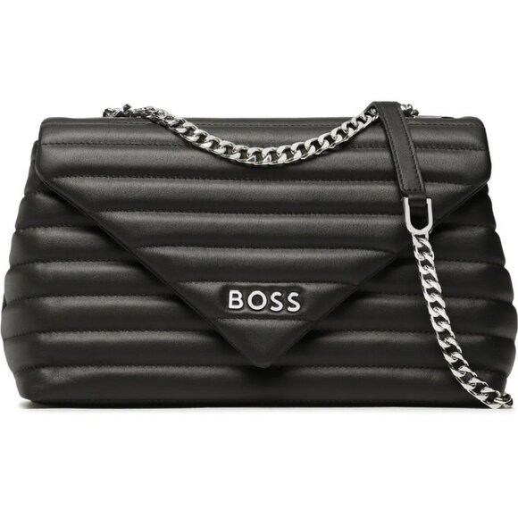 NWT **RARE HUGO BOSS Ayla Shoulder Bag 50487509 - Black - Picture 1 of 9